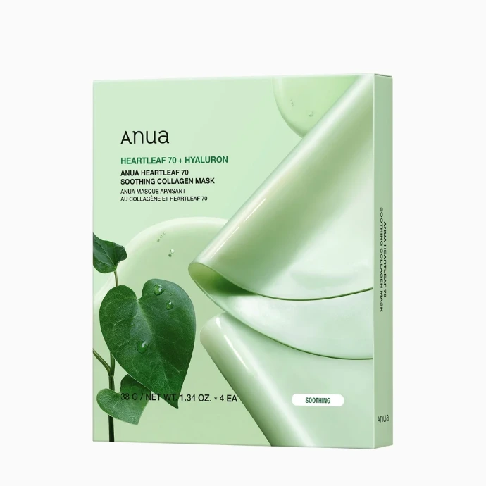 Heartleaf 70 Soothing Collagen Mask.