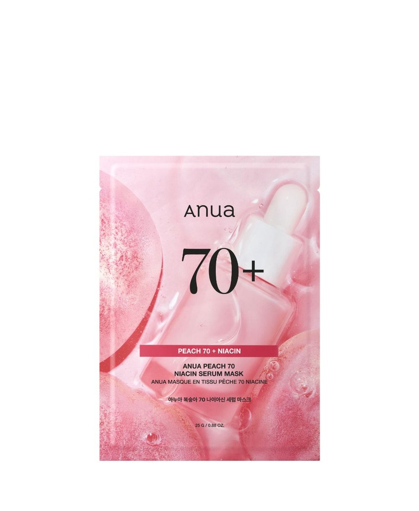 Peach 70 Niacin Brightening Collagen Mask.