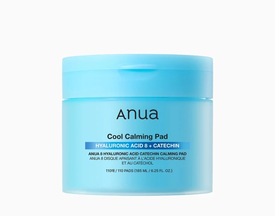 8 Hyaluronic Acid Catechin Calming Pad.