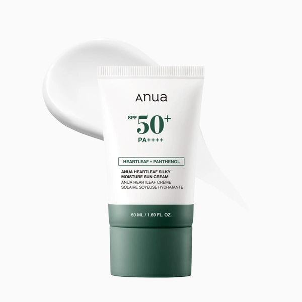 Anua Heartleaf silky Moisture sun cream SPF-50+,PA+++,50ml.
